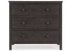 Textured Stone Grey (1460) 4-Sweet Beginnings 3 Drawer Dresser