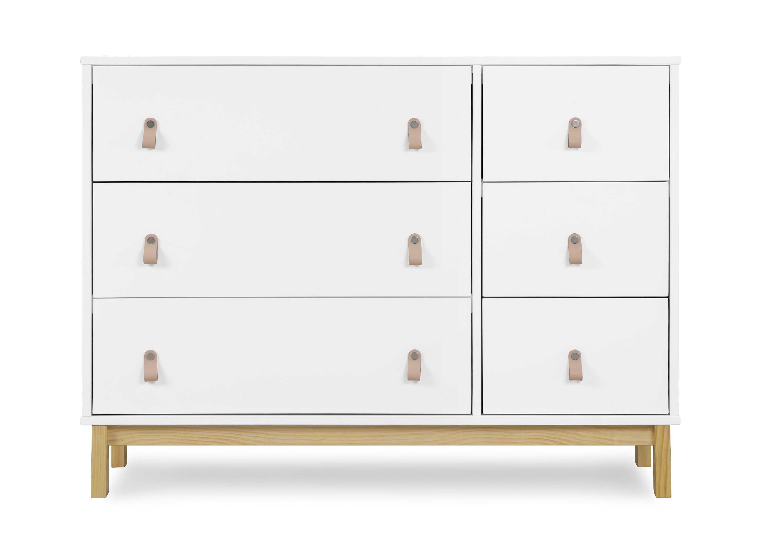 babyGap Legacy 6 Drawer Dresser with Leather Pulls Delta Children