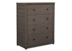 Simmons Kids Rustic Grey (084) Monterey 4 Drawer Chest, Right Silo View 3-Monterey 4 Drawer Chest
