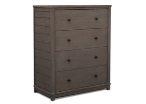 Simmons Kids Rustic Grey (084) Monterey 4 Drawer Chest, Right Silo View 4