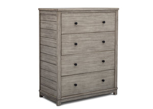 Simmons Kids Rustic White (119) Monterey 4 Drawer Chest, Right Silo View 9