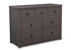 Simmons Kids Rustic Grey (084) Monterey 7 Drawer Dresser, Right Silo View 10