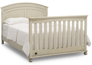 Simmons Kids Antique White (122) Ainsworth 4-in-1 Convertible Crib (W337250), Full Size Bed Conversion, a6a 20