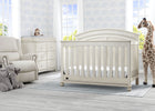 Simmons Kids Antique White (122) Ainsworth 4-in-1 Convertible Crib (W337250), Room View, a1a 1-Ainsworth 4-in-1 Convertible Crib