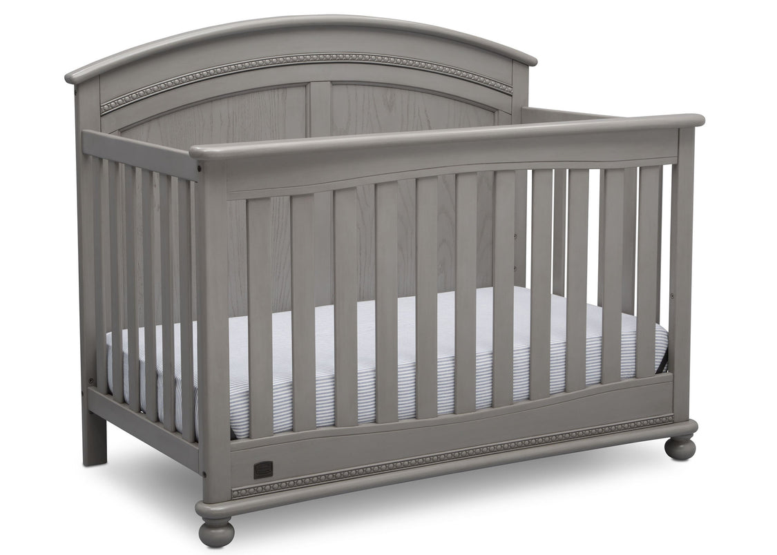 Simmons Kids Storm (161) Ainsworth 4-in-1 Convertible Crib (W337250), Right Facing, b3b
