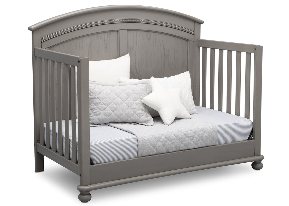 Simmons Kids Storm (161) Ainsworth 4-in-1 Convertible Crib (W337250), Day Bed Conversion, b5b