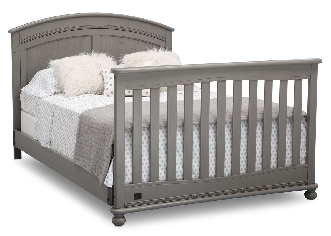 Simmons Kids Storm (161) Ainsworth 4-in-1 Convertible Crib (W337250), Full Bed Conversion, b6b