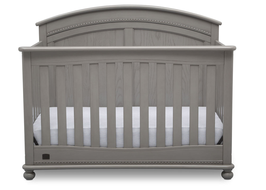 Simmons Kids Storm (161) Ainsworth 4-in-1 Convertible Crib (W337250), Front Silo, b2b
