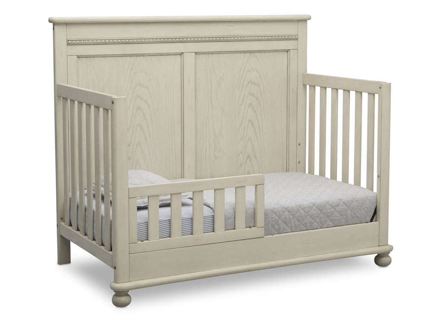 Delta Children Antique White (122) Fontana 4-in-1 Convertible Crib (W337350) Toddler Bed Conversion, a4a 5-Fontana 4-in-1 Convertible Crib