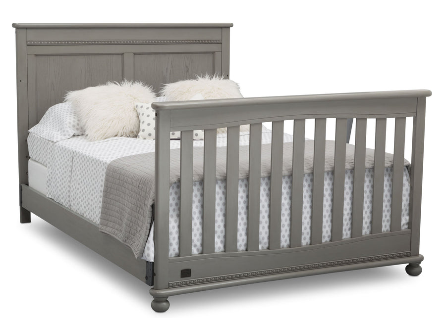 Delta Children Storm (161) Fontana 4-in-1 Convertible Crib (W337350) Full Bed Conversion, b6b 14-Fontana 4-in-1 Convertible Crib