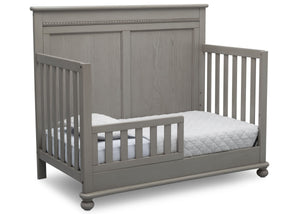 Delta Children Storm (161) Fontana 4-in-1 Convertible Crib (W337350) Toddler Bed Conversion, b4b 36