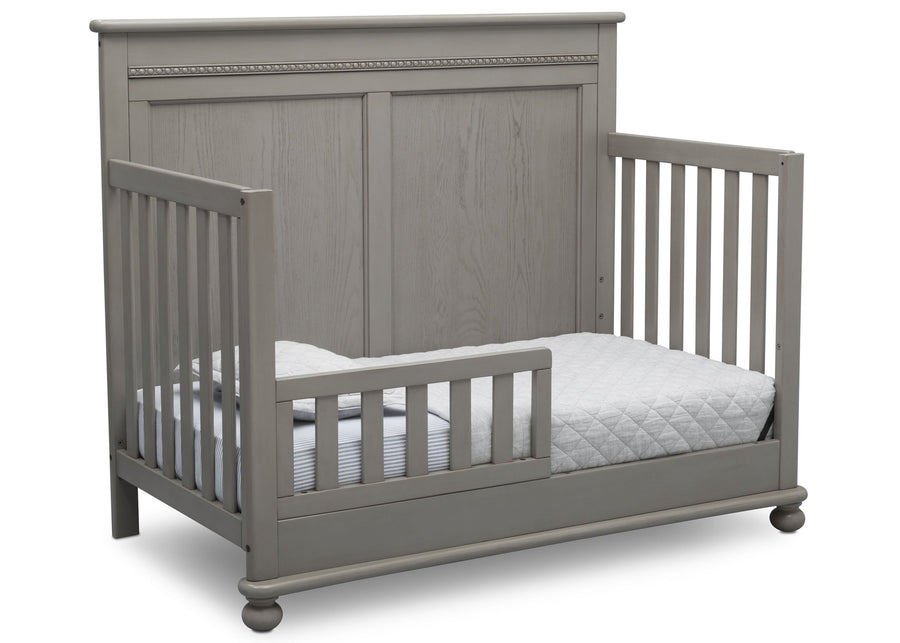 Delta Children Storm (161) Fontana 4-in-1 Convertible Crib (W337350) Toddler Bed Conversion, b4b 12-Fontana 4-in-1 Convertible Crib