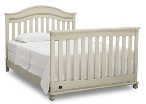 Delta Children Antique White (122) Bristol 4-in-1 Convertible Crib (W337450) Full Bed Conversion, a6a 7