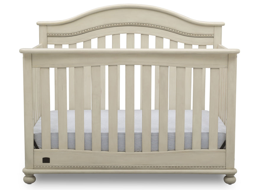 Delta Children Antique White (122) Bristol 4-in-1 Convertible Crib (W337450) Front Facing Silo, a2a 2-Bristol 4-in-1 Convertible Crib