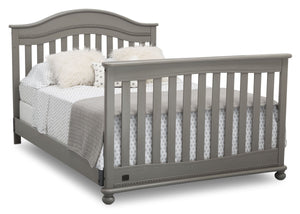 Delta Children Storm (161) Bristol 4-in-1 Convertible Crib (W337450) Full Bed Conversion, b6b 13