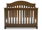 Delta Children Antique Chestnut (2100) Bristol 4-in-1 Convertible Crib (W337450) Front Facing Silo, c2c 14-Bristol 4-in-1 Convertible Crib
