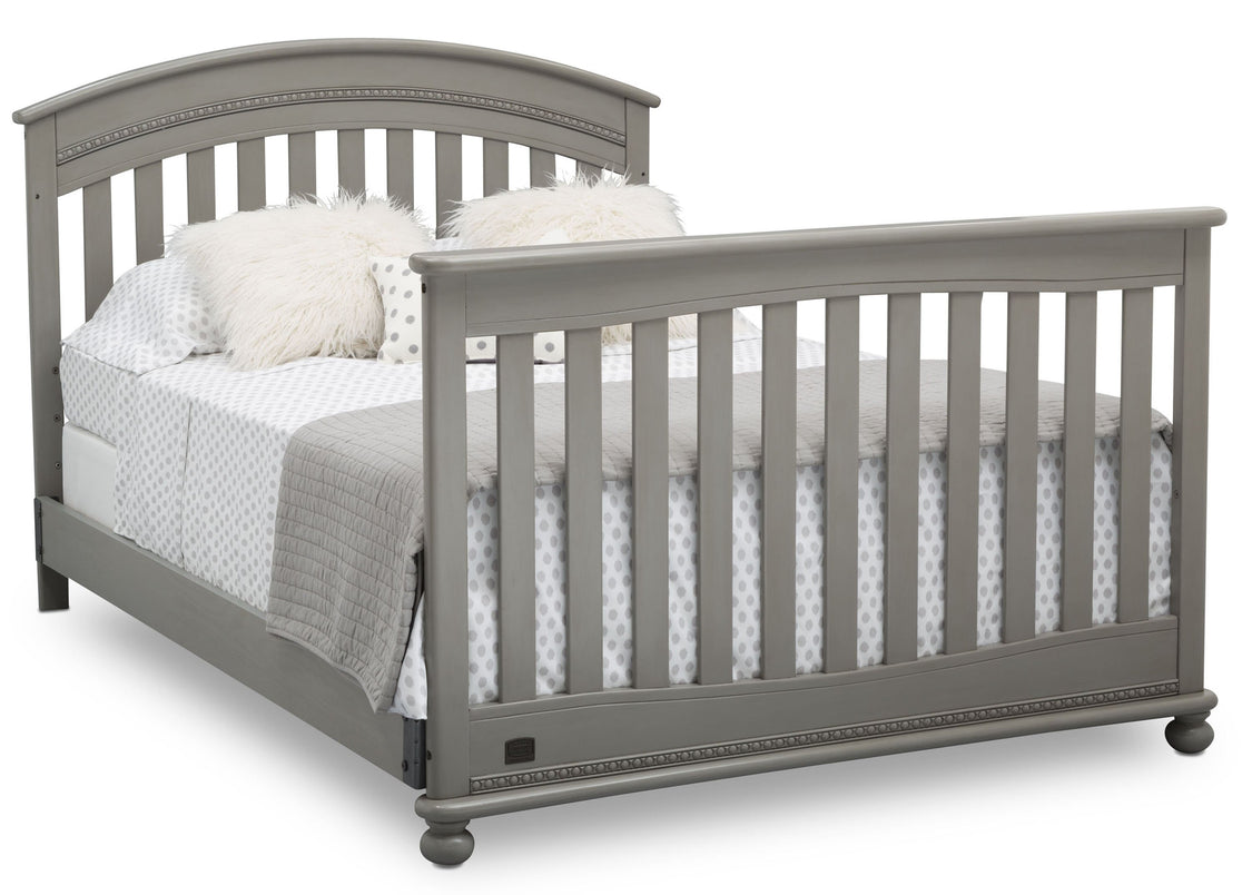 Delta Children Storm (161) Aden 4-in-1 Convertible Crib (W337550) Day Bed Conversion, b6b