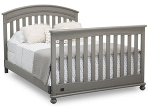 Delta Children Storm (161) Aden 4-in-1 Convertible Crib (W337550) Day Bed Conversion, b6b 13