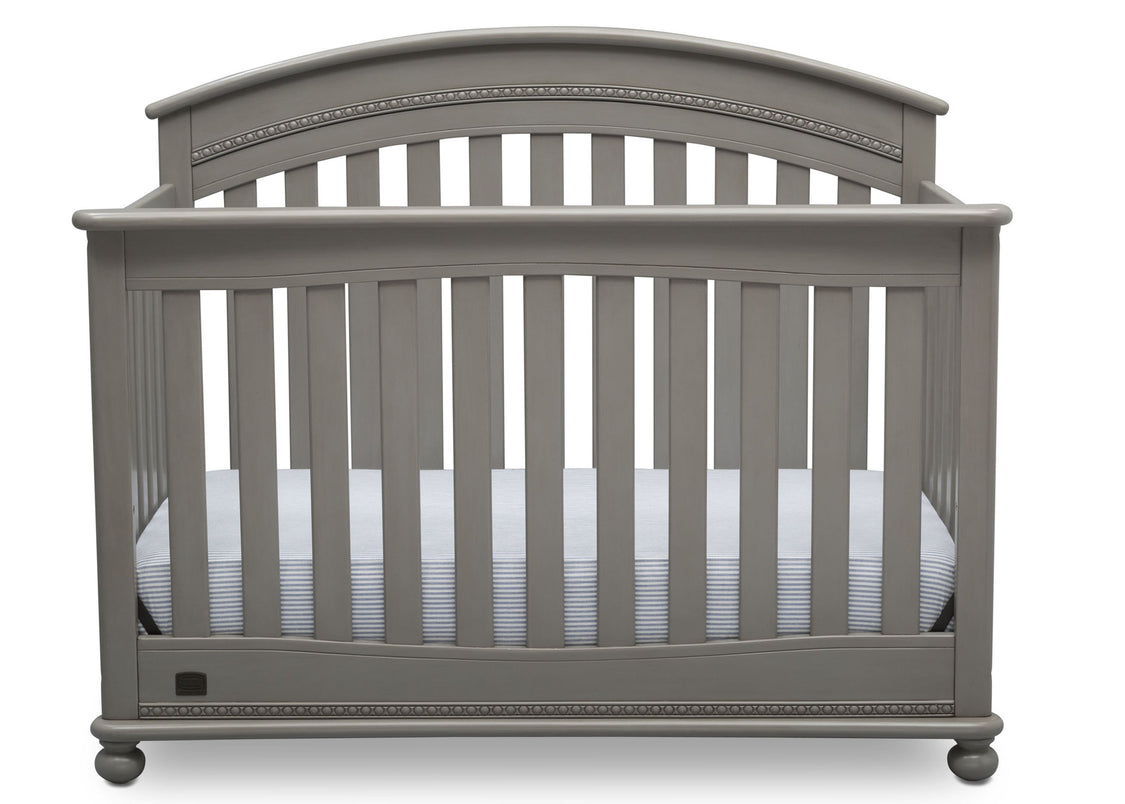 Delta Children Storm (161) Aden 4-in-1 Convertible Crib (W337550) Front Facing Silo, b2b