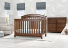 Delta Children Antique Chestnut (2100) Aden 4-in-1 Convertible Crib (W337550) Room View, c1c 13-Aden 4-in-1 Convertible Crib
