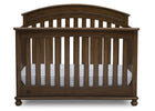 Delta Children Antique Chestnut (2100) Aden 4-in-1 Convertible Crib (W337550) Front Facing Silo, c2c 14-Aden 4-in-1 Convertible Crib