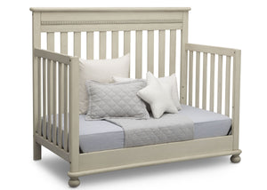 Delta Children Antique White (122) Franklin 4-in-1 Convertible Crib (W337550) Day Bed Conversion, a5a 6