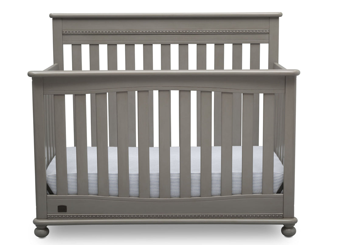 Delta Children Storm (161) Franklin 4-in-1 Convertible Crib (W337650) Front Facing Silo, b2b