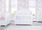 Simmons Kids Bianca White (130) Fairytale 7 Drawer Dresser with Changing Top, Room View 2-Fairytale 7 Drawer Dresser with Changing Top