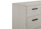Rustic Mist with Matte Black (1395) 11-Foundry 4 Drawer Dresser with Changing Top
