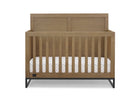 DCB: Rustic Acorn with Matte Black (780) 2-Foundry 6-in-1 Convertible Crib