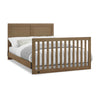  Rustic Acorn with Matte Black (780) 7-Foundry 6-in-1 Convertible Crib