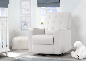 Delta Children Linen (150) Graham Nursery Glider Swivel Recliner, Room View 0