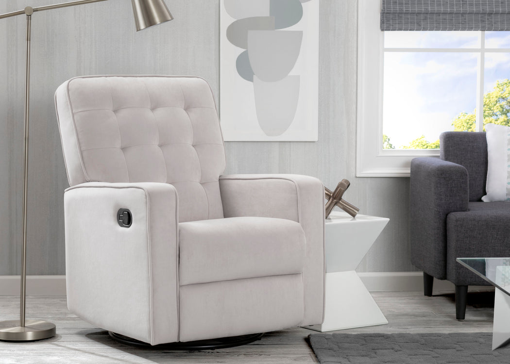 Delta Home Linen (150) Grant Glider Swivel Recliner, Room View