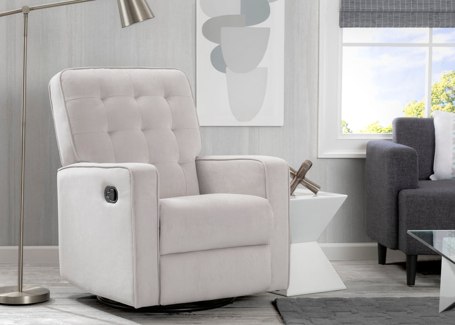 Delta Home Linen (150) Grant Glider Swivel Recliner, Room View 1-Grant Glider Swivel Recliner Featuring LiveSmart Fabric by Culp