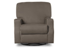 Graphite with Dove Grey (944) 8-Charlie Nursery Recliner Swivel Glider Chair