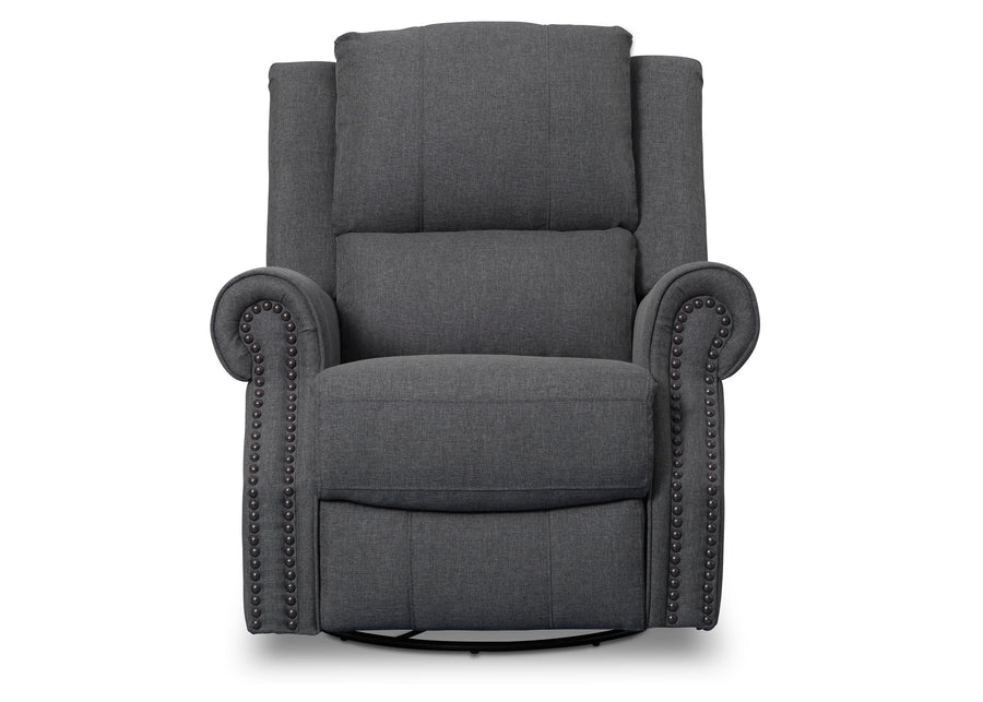 Charcoal Grey (931) 11-Drake Nursery Recliner Swivel Glider Chair