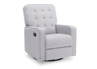 Delta Home Linen (150) Grant Glider Swivel Recliner, Right Silo View 3-Grant Glider Swivel Recliner Featuring LiveSmart Fabric by Culp