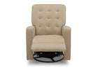 Delta Children Sisal (727) Graham Nursery Glider Swivel Recliner, Front Reclined Silo View 16-Graham Nursery Glider Swivel Recliner Featuring LiveSmart Fabric by Culp