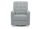 Delta Home Mist (934) Grant Glider Swivel Recliner, Front Silo View 18-Grant Glider Swivel Recliner Featuring LiveSmart Fabric by Culp