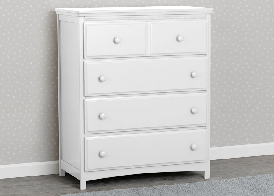 Bianca White (130) 5-Emerson 4 Drawer Chest