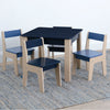 Navy & Natural (1270) 16-GapKids Table and 4 Chair Set