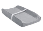 Grey Suede (5000) 8-7-Piece Essential Changing Table Set - Newborn Baby Gift Set for Boys and Girls – Set Includes Changing Pad, Plush Changing Pad Cover, 3 Changing Pad Liners and 2 Storage Bins