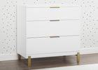 Bianca White with Melted Bronze (186) 1-Hendrix 3 Drawer Dresser