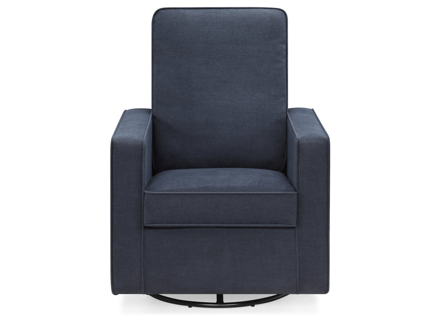 Navy (1459) 7-Skye Nursery Glider Swivel Chair with LiveSmart Fabric