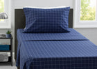 Navy Plaid (3219) 1-Plaid 3-Piece Twin Sheet Set