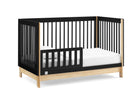 Ebony with Natural (1482) 4-babyGap Tate 4-in-1 Convertible Crib