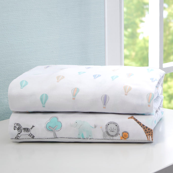 Whimsical Dreams (3217) 1-Whimsical Dreams Fitted Crib Sheets - 2 Pack