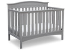 Grey (026) 16-Baker 4-in-1 Convertible Crib