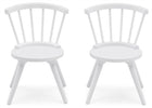 Bianca White (130) 10-Windsor Table & 2 Chair Set