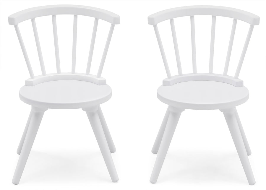Bianca White (130) 10-Windsor Table & 2 Chair Set